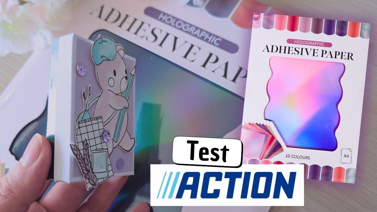 J’ai testé le Nouveau Papier Adhésif Holographique Action… Top ou Flop ?
