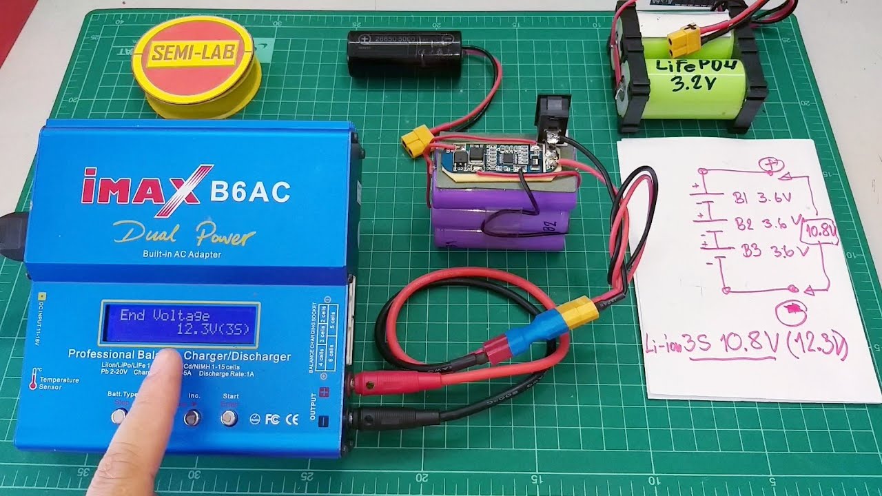 ความเข้าใจที่คลาดเคลื่อน ในการตั้งค่า imax b6ac ในการชาร์จแบตเตอรี่