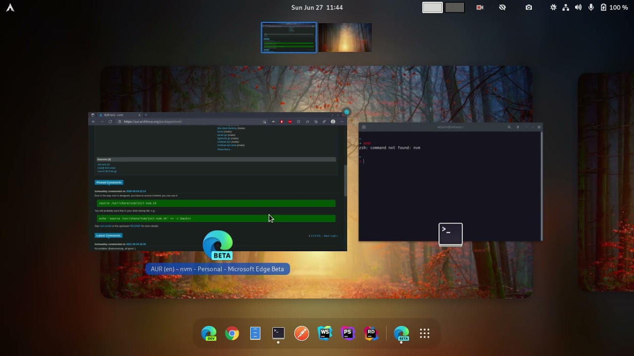 Instalar Node en su version LTS en ArchLinux u otras distribuciones de ArchLinux