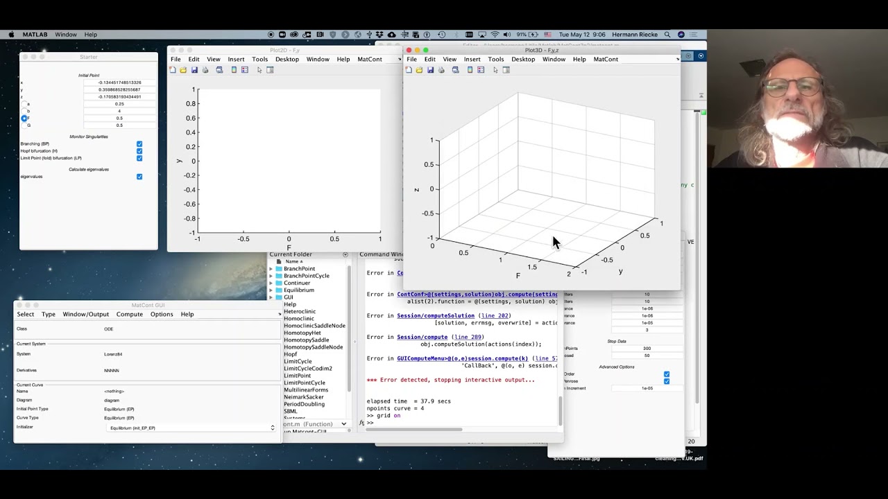 412 23 Numerical Continuation with Matcont: Saddle-Node and Cusp
