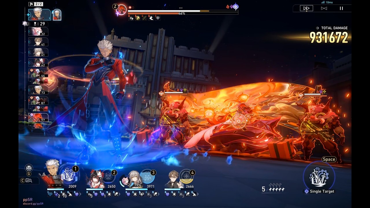 Archer E0S0 cost 2 vs Himeko Boss 0-cycle MOC 4.3 V4 | No Limited Eidolons
