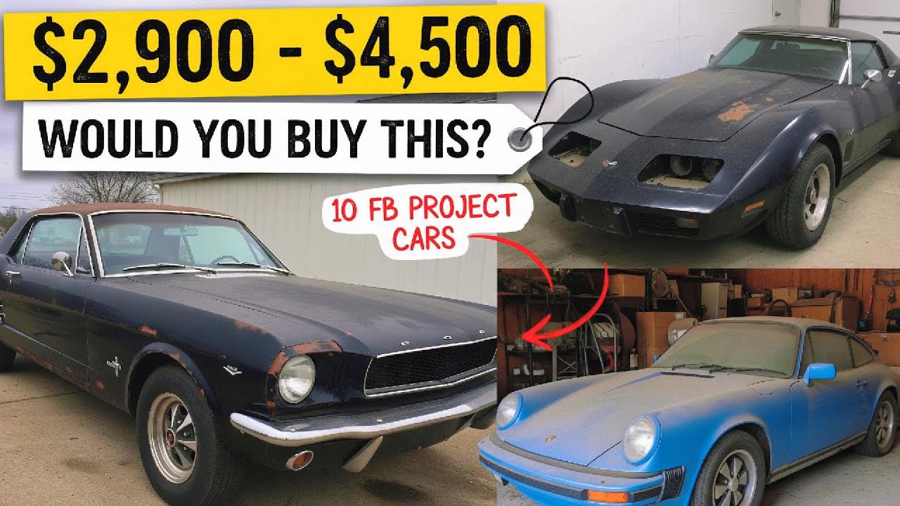 Классические автомобили по цене от 2900 до 4500 долларов на продажу на Facebook Marketplace!