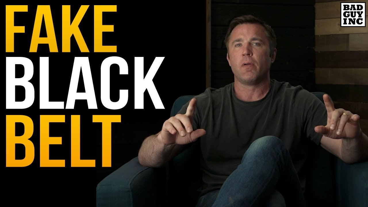 Chael Sonnen, FAKE Black Belt...