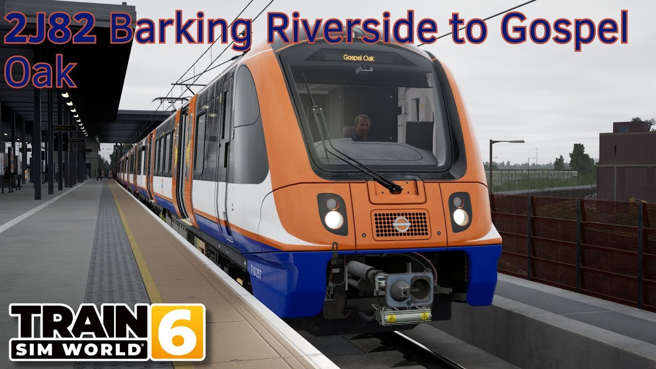 2J82 Barking Riverside to Gospel Oak - Suffragette line - Class 710 - Train Sim World 6