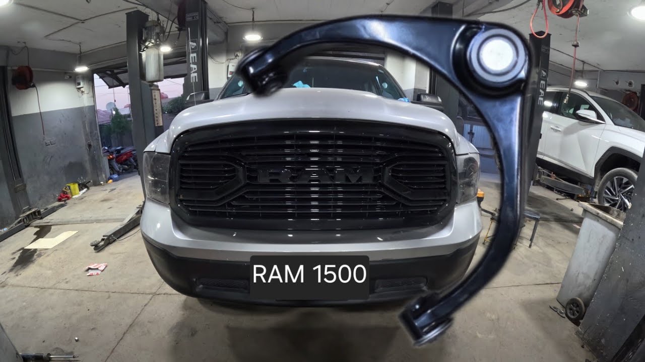 كيفية استبدال ذراع التحكم العلوي ( طبلة عليا ) ... دودج رام 1500 2019-2025 ram (عزم البراغي)