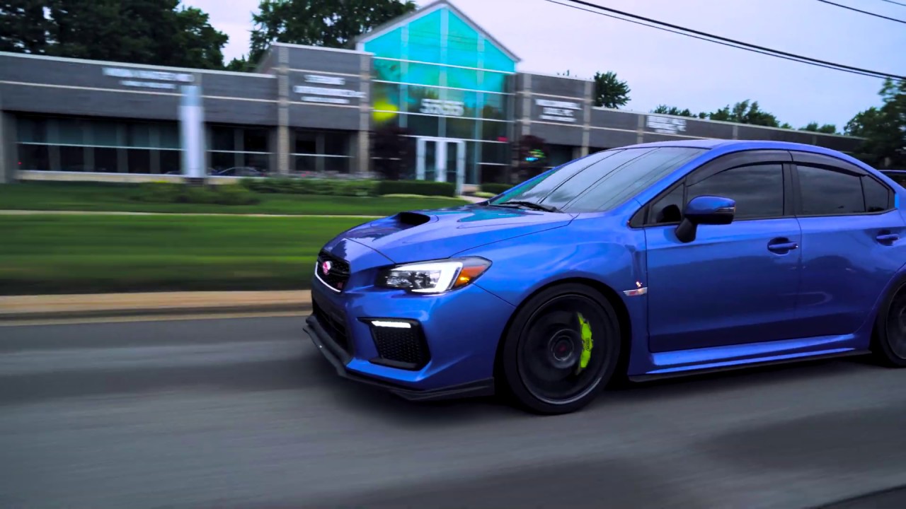 Bagged Subaru WRX STI