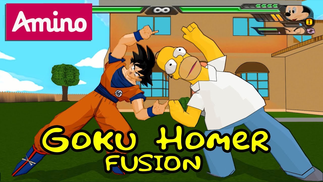 Goku and Homer Simpson Fusion | SIMPSONS MEET DRAGON BALL | DBZ Tenkaichi 3 (MOD)