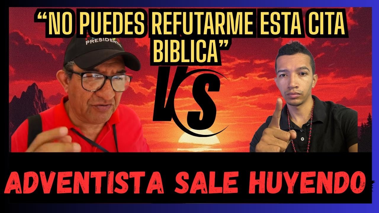 ADVENTISTA sale HUYENDO de debate