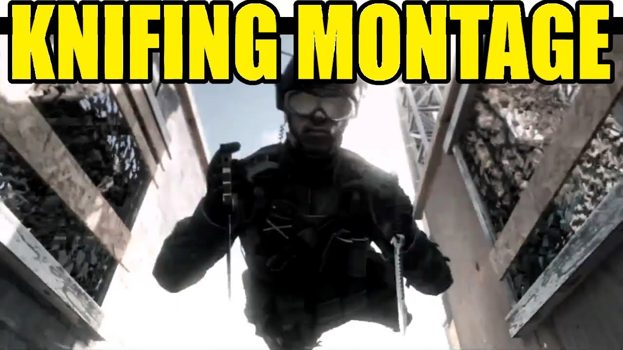 Black ops 2 Knife Only SND Montage | Combat axe and ballistic knife