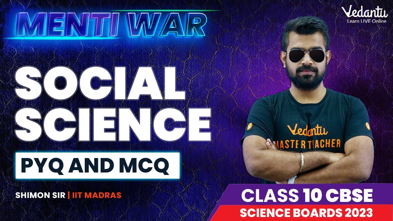 Social Science Menti  Class 10 CBSE Board 2023 | Shimon Sir | V Master Tamil |