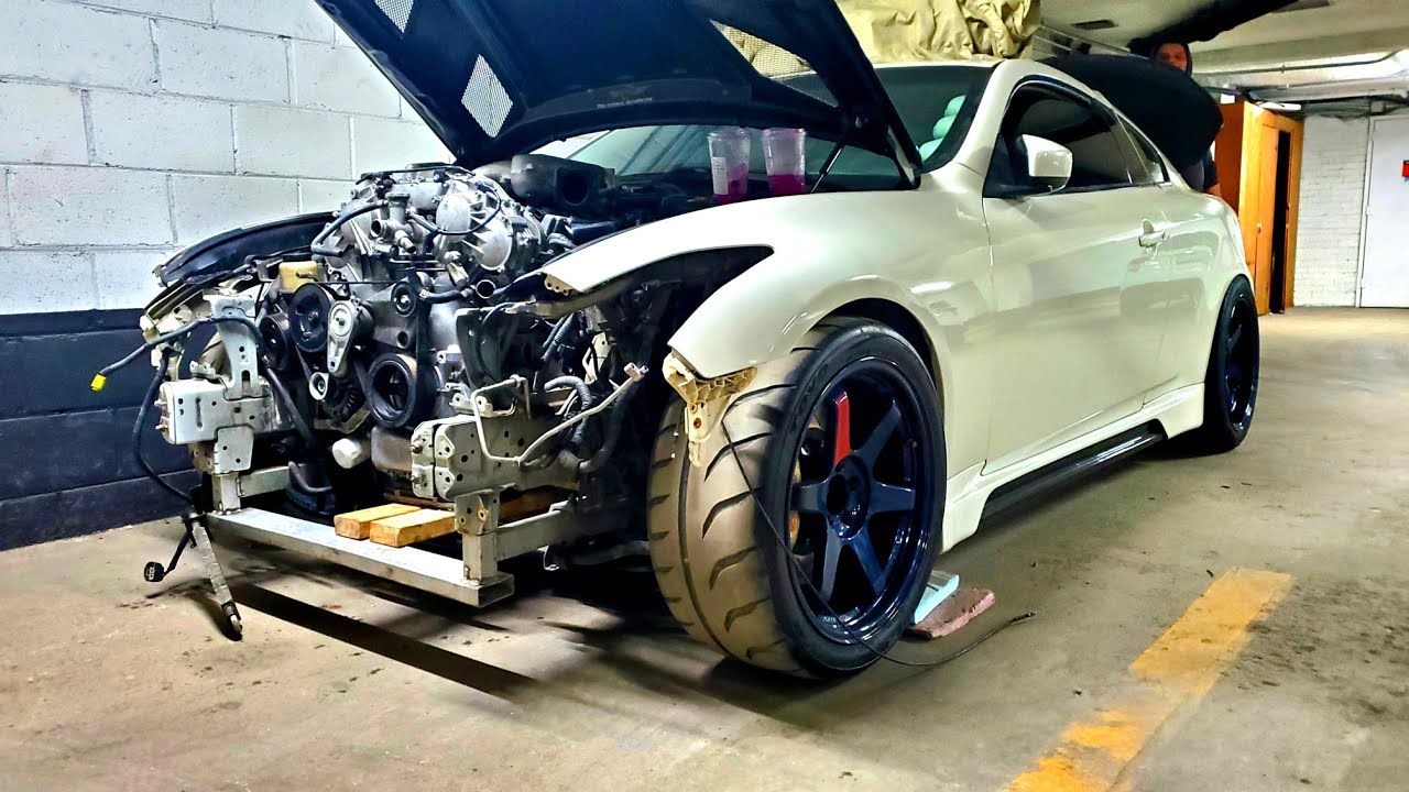 Наконец-то VR38 GTR SWAP INFINITI G37!!! C63 AMG RAMP DRIFTS POV