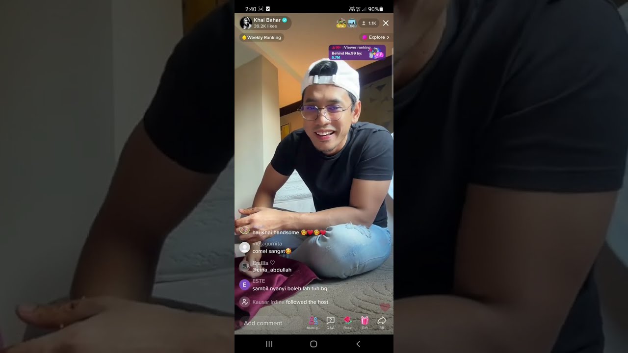 Khai Bahar Tiktok LIVE 19/2/2023