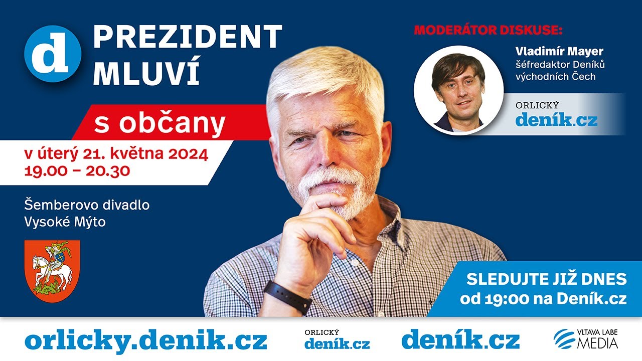 ŽIVĚ🔴 Debata prezidenta Petra Pavla s lidmi ve Vysokém Mýtě!