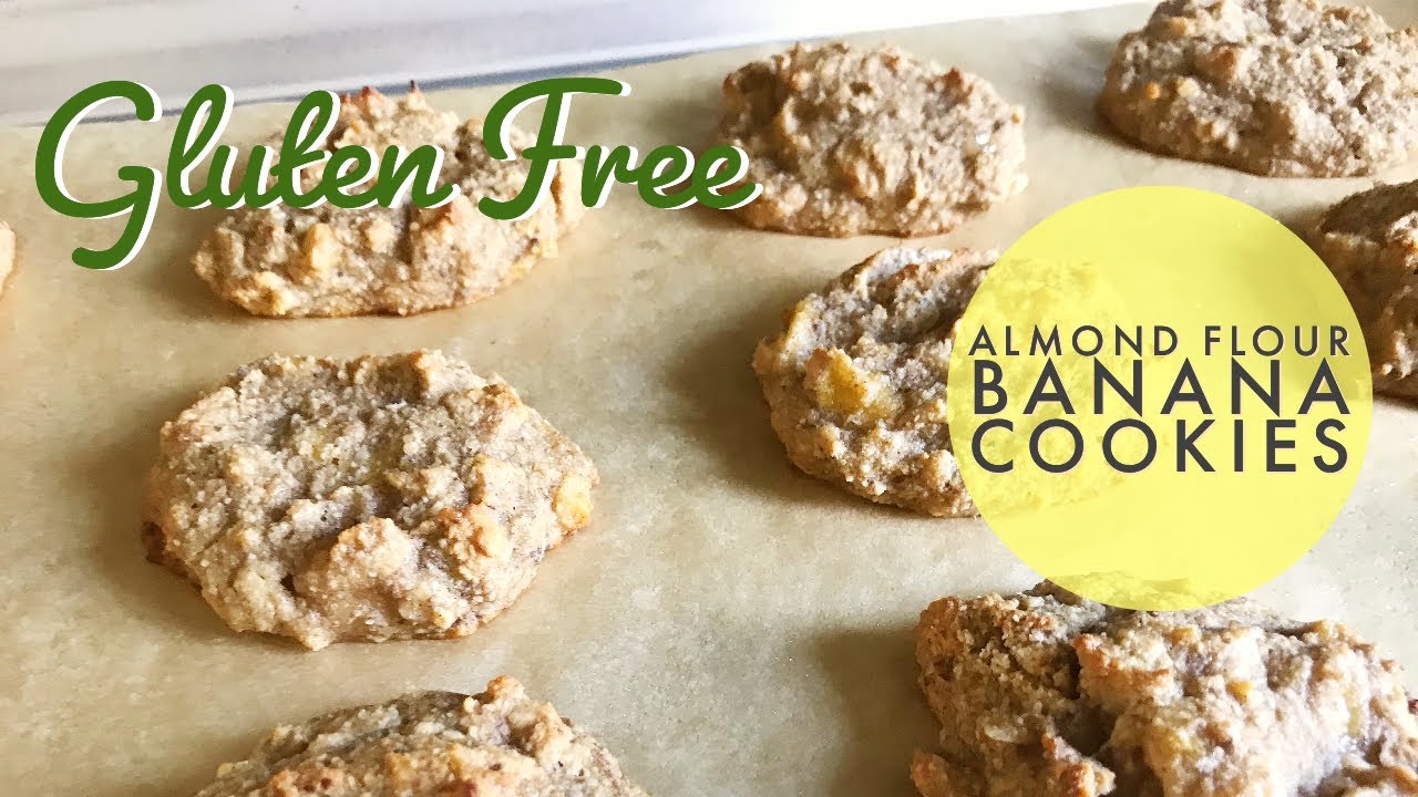 Almond Flour Banana Cookies | NO Butter / NO Gluten / NO Processed Sugars #ripebananas #glutenfree