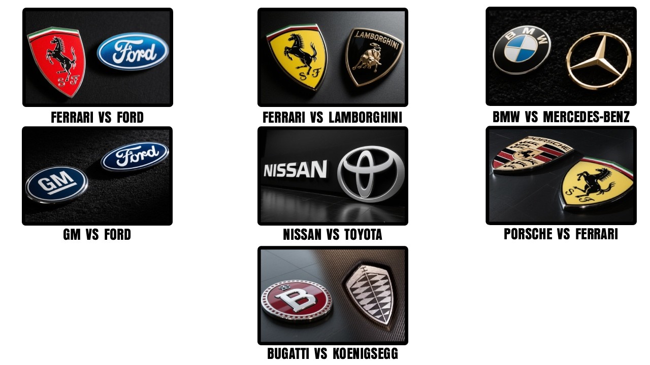 Marcas de Coches que Se Odian en Secreto a Muerte