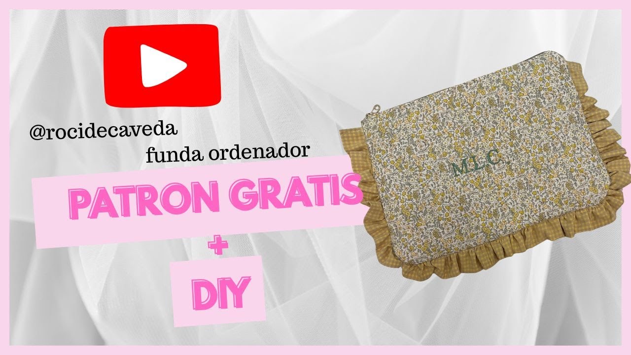 👉 Haz una FUNDA para tu ORDENADOR paso a paso | ¡Con PATRÓN GRATIS! 💻✂️
