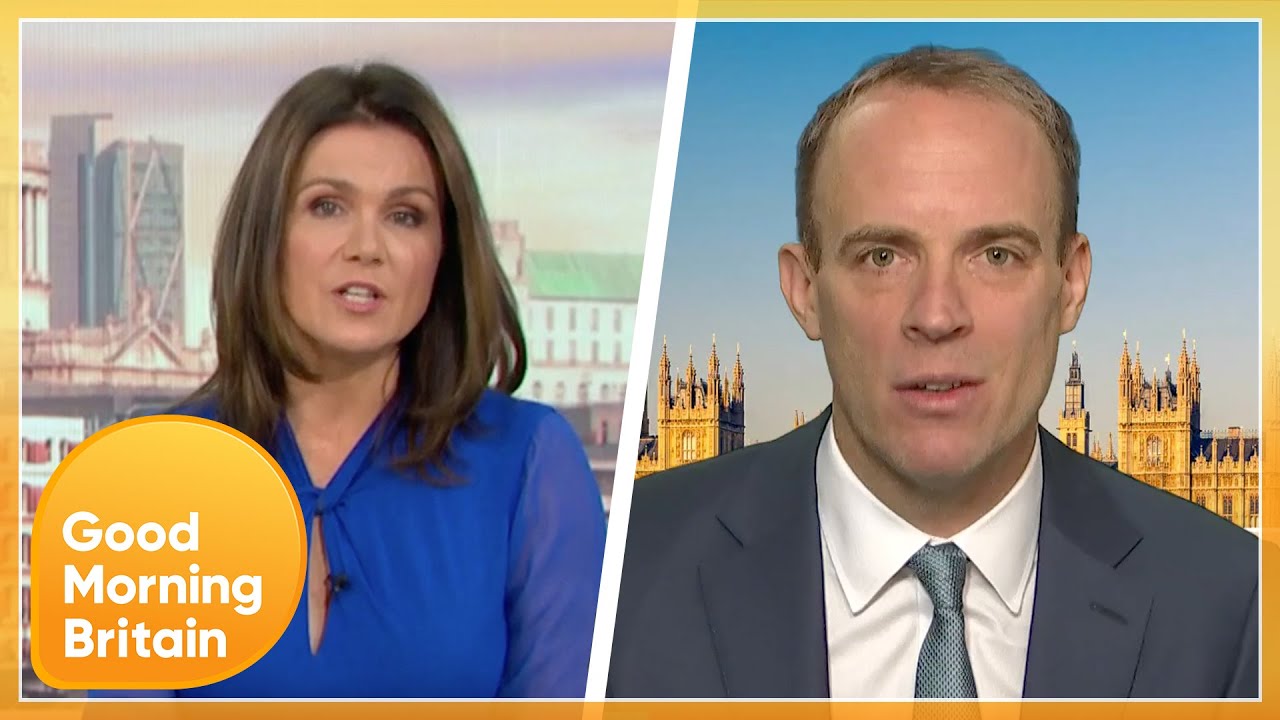 Susanna Questions Dominic Raab Over Weaken Standards That MPs Are Held To Amid Tory Sleaze Row | GMB
