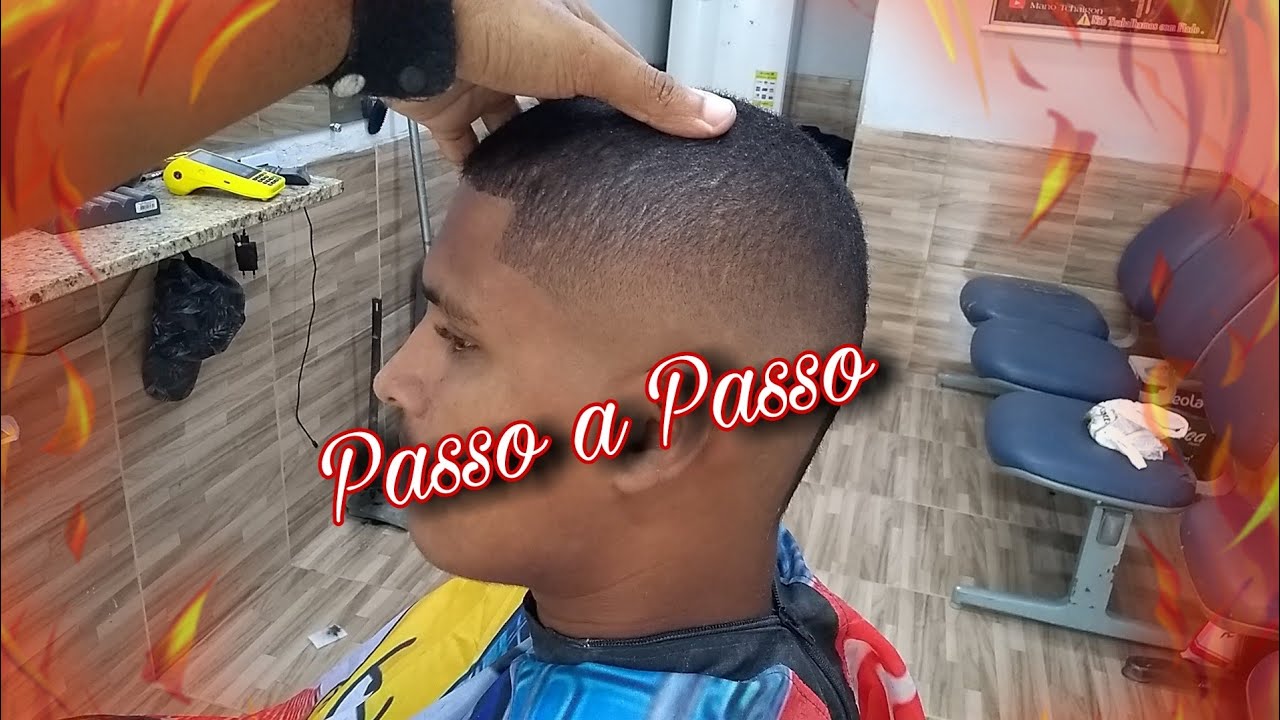 Como Fazer CORTE MILITAR Navalhado     passo a passo #tutorial #