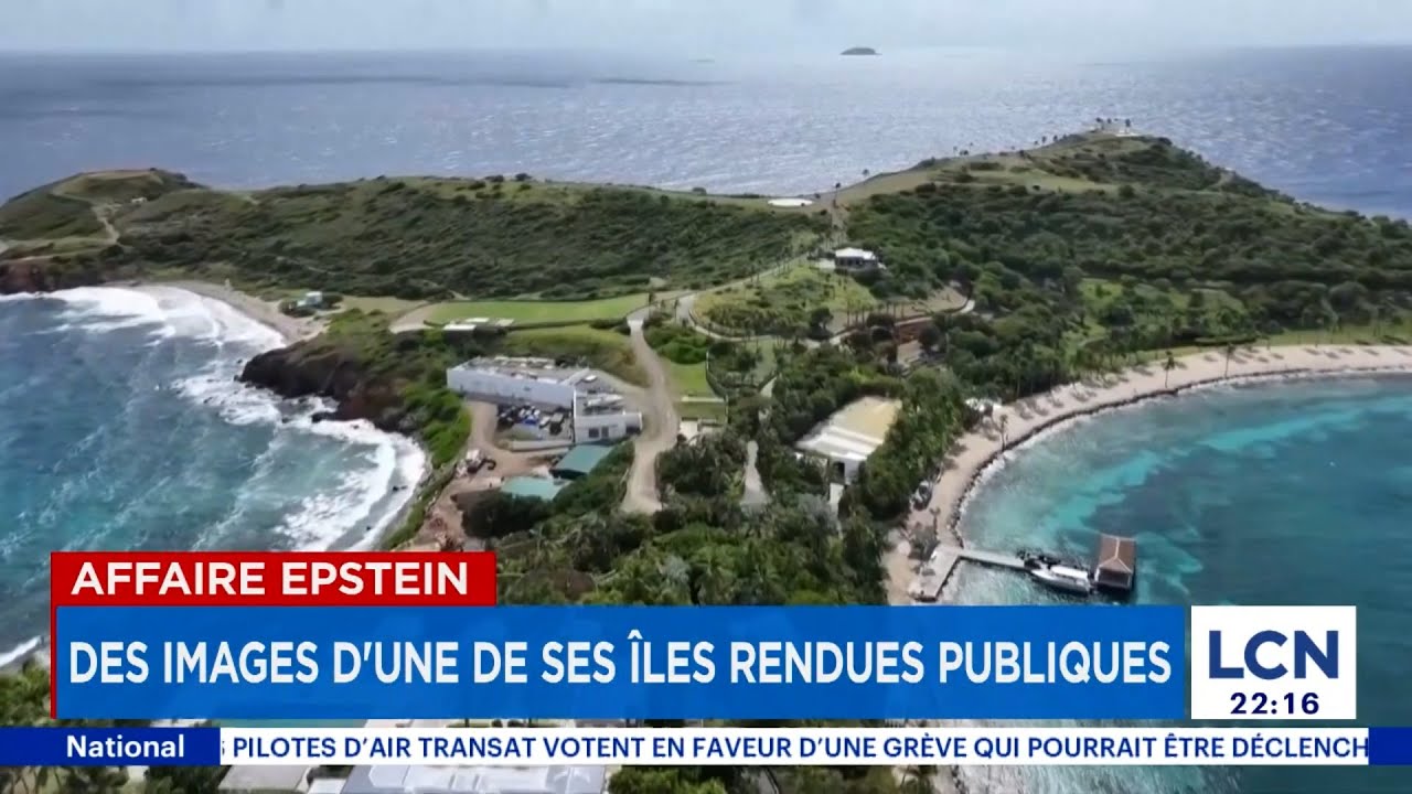 Jeffrey Epstein: des images in&eacute;dites de son &icirc;le priv&eacute;e d&eacute;voil&eacute;es