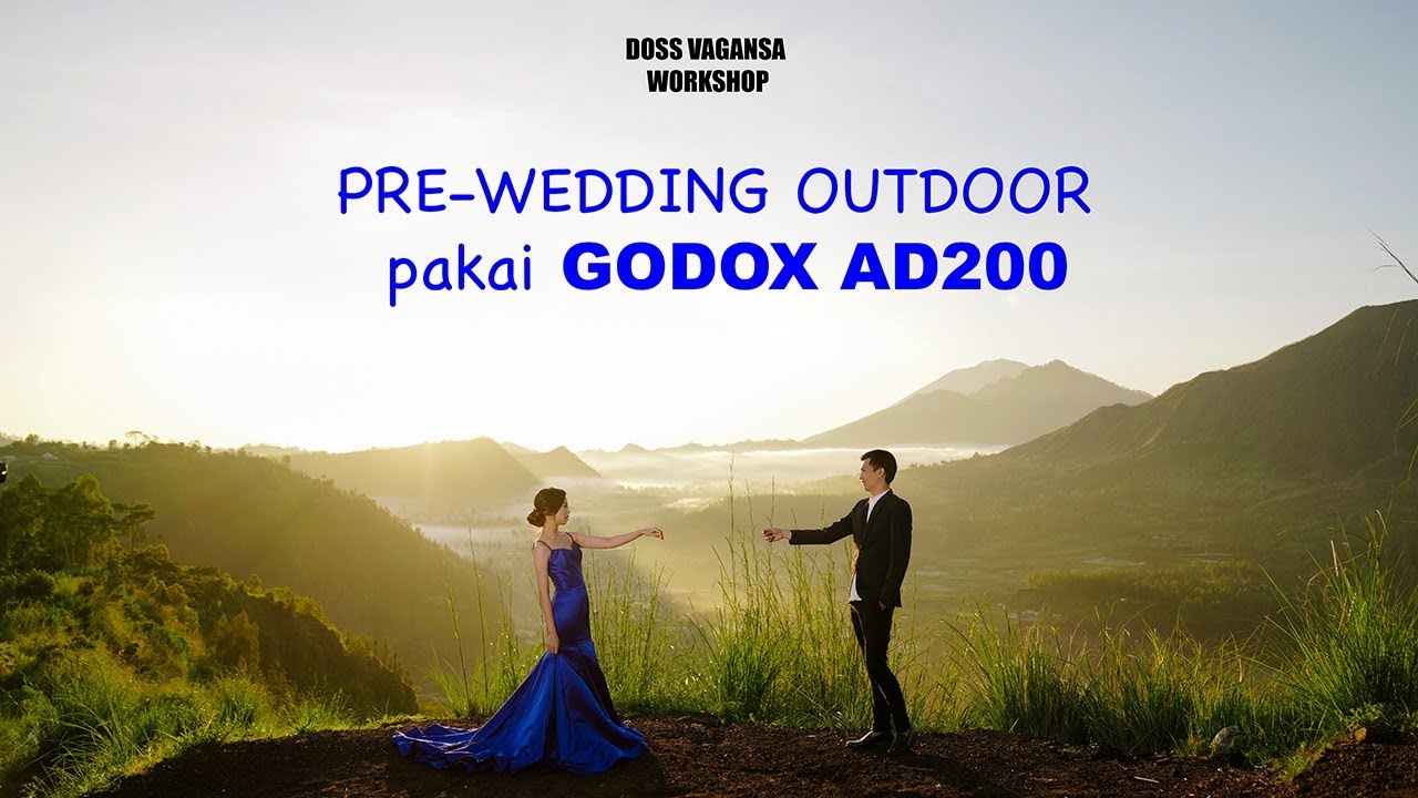 PREWEDDING OUTDOOR PAKAI GODOX