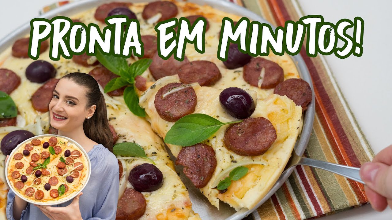 PIZZA DE LIQUIDIFICADOR: SIMPLES E RÁPIDA! - Cozinha do Bom Gosto - Gabi Rossi