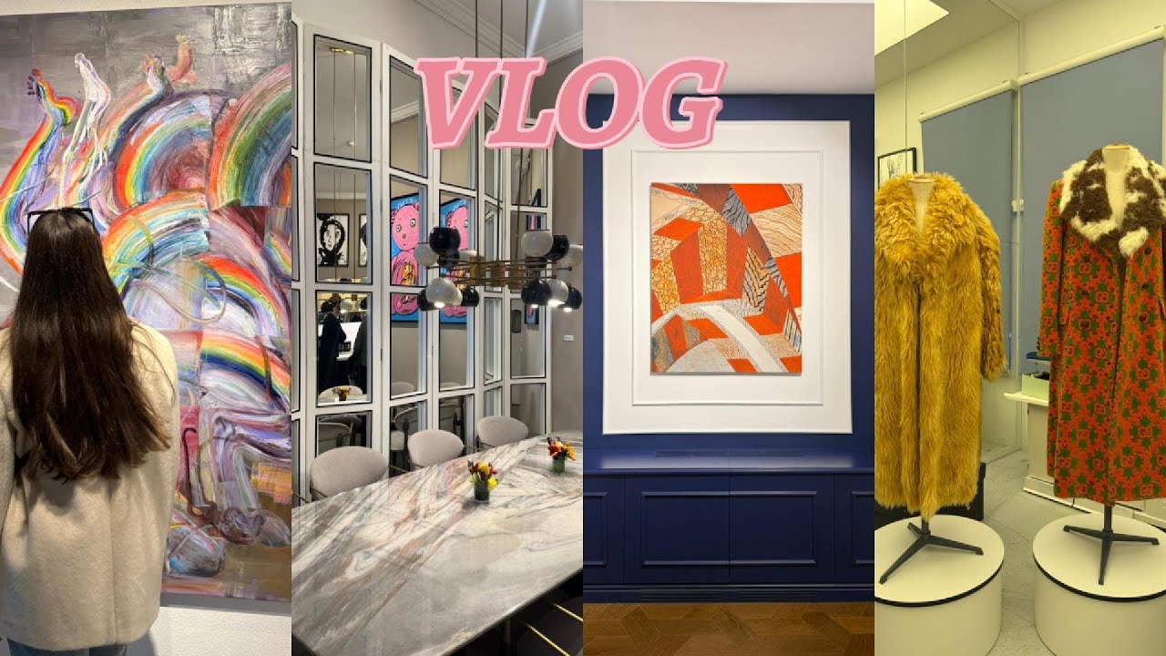 VLOG | Kargolarımı açtık, sanat galerisi, ev halleri, mağaza turu✨❤🎀