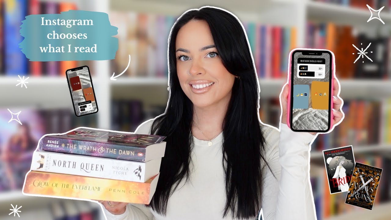 instagram chooses what I read 📖📲 reading vlog 03