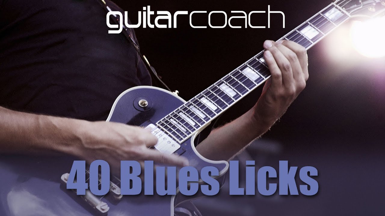 40 Blues Guitar Licks & Riffs - Blues Guitar Lessons