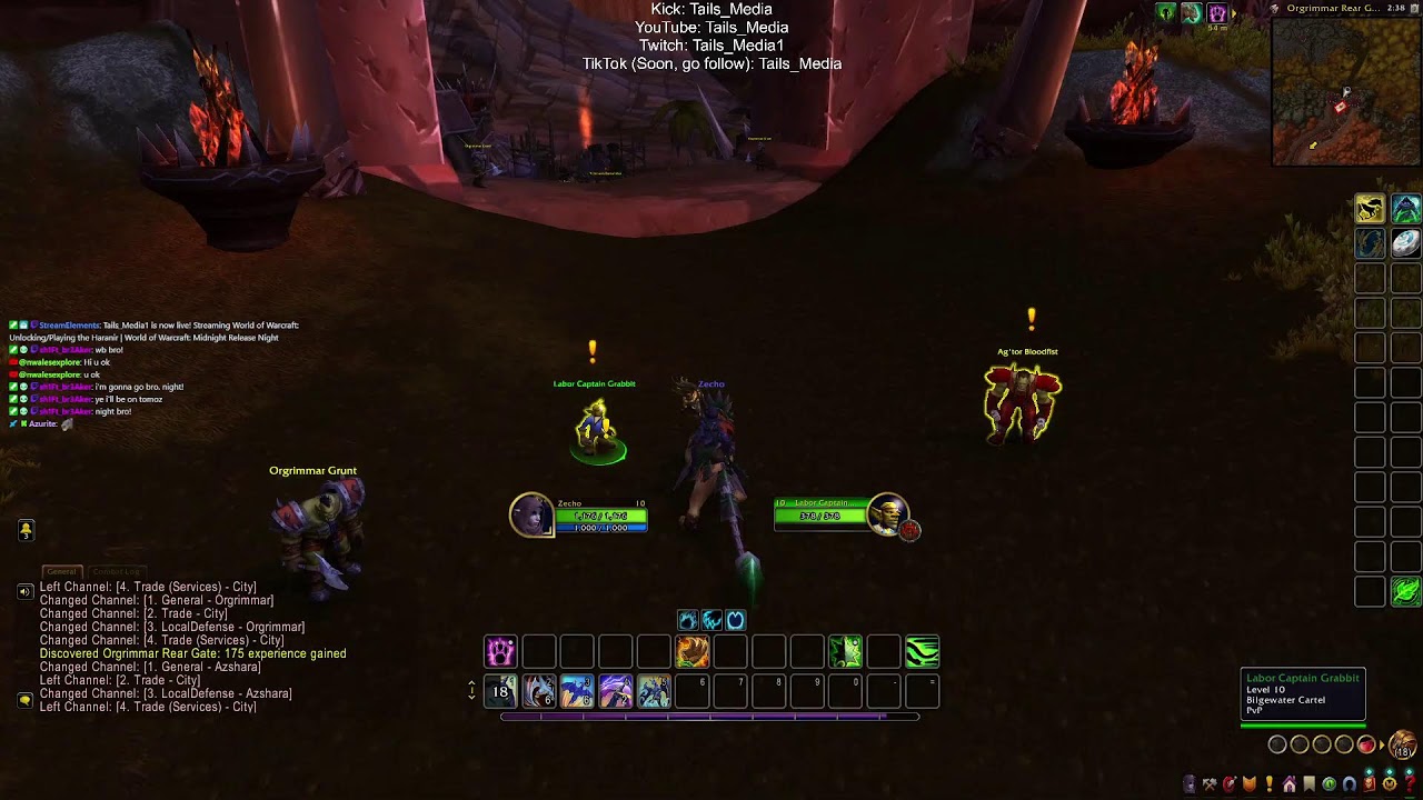 Unlocking/Playing the Haranir | World of Warcraft: Midnight Release Night