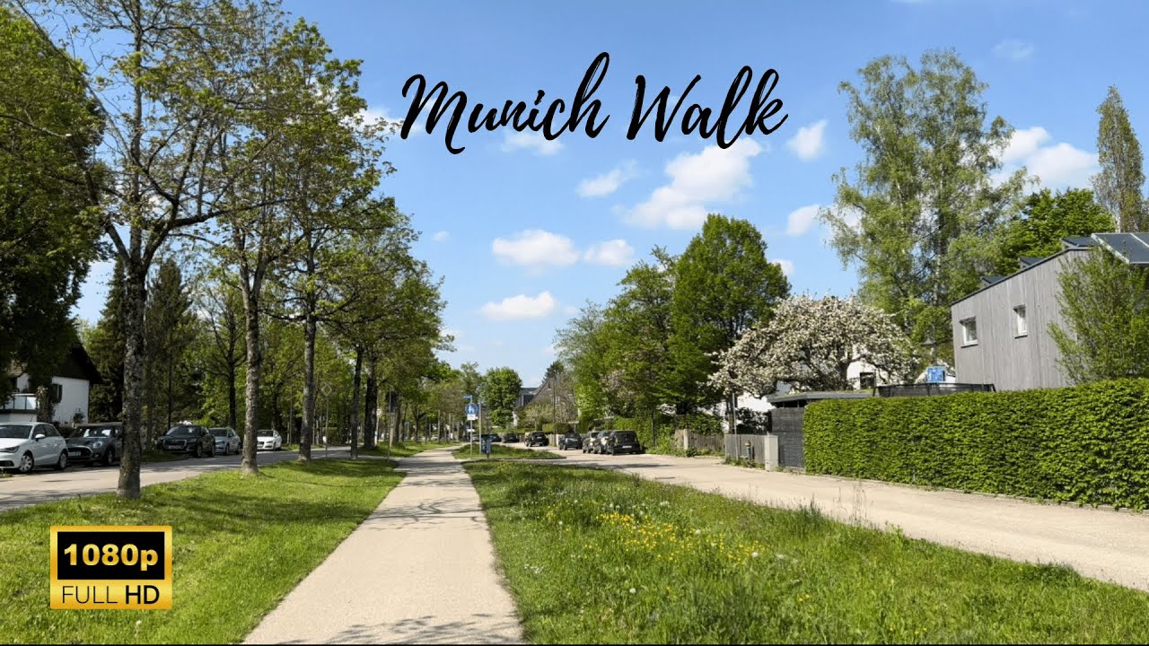 Walking in Munich - Höllriegelskreuth to Jakobusplatz - Germany 🇩🇪