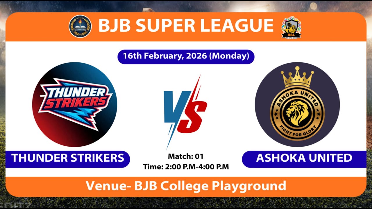 🛑LIVE MATCH -1 !! BJB SUPER LEAGUE 2026 !! #RocCricket