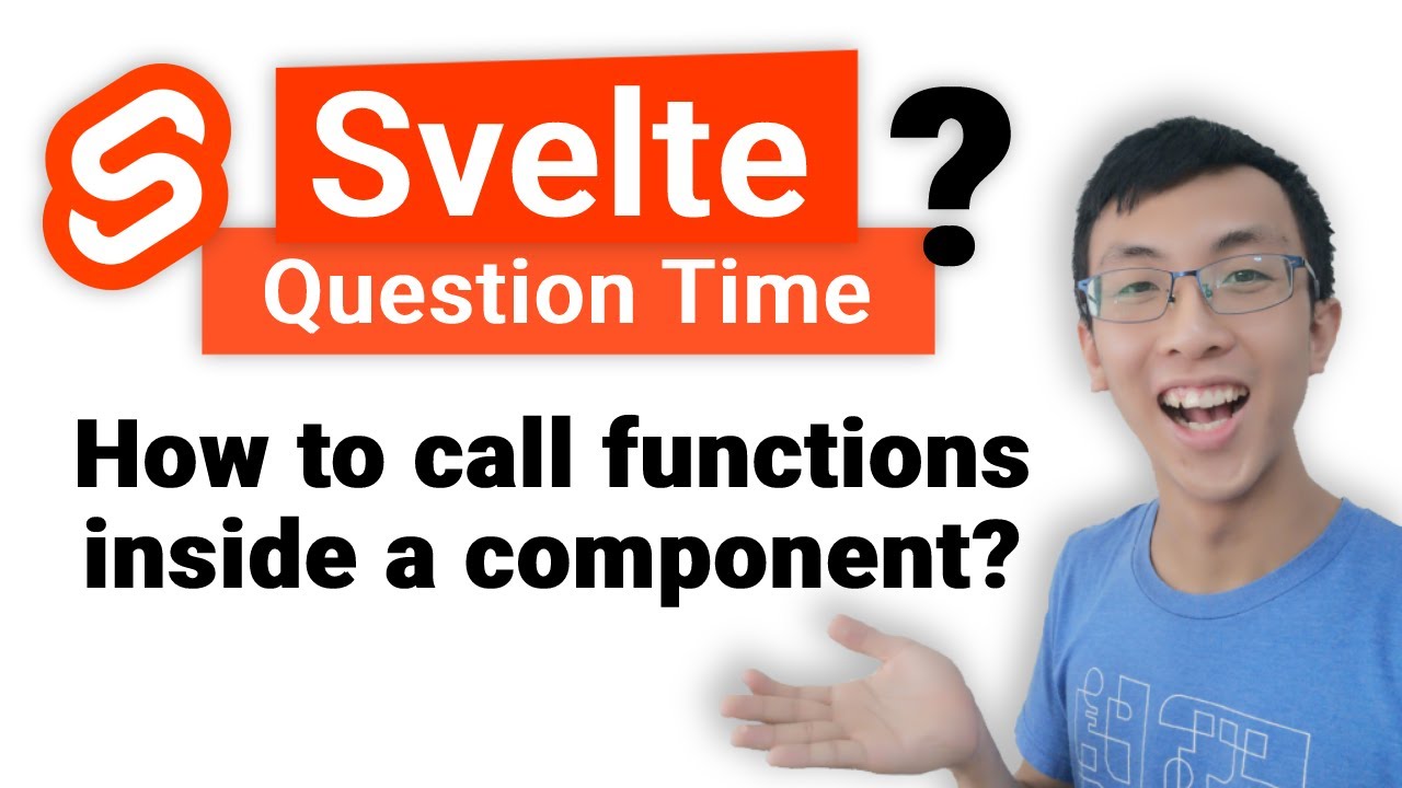 How to call functions inside a component