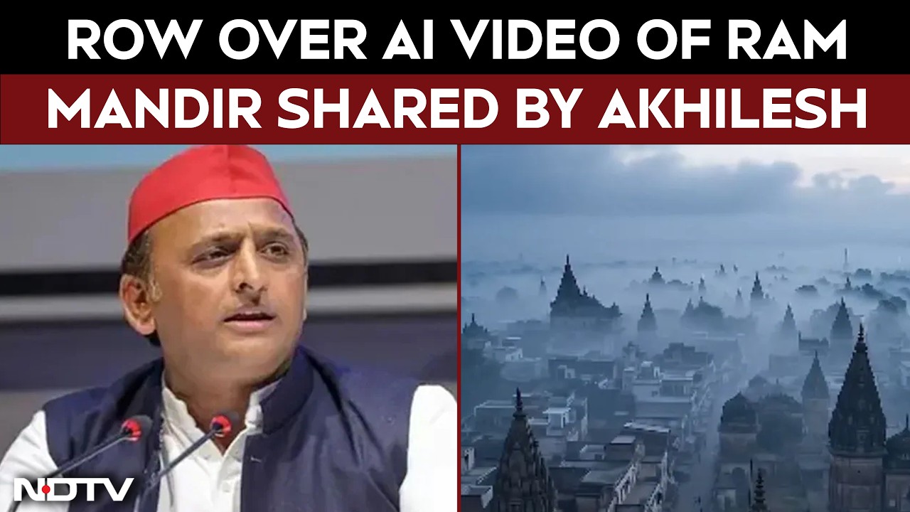 Akhilesh Yadav Shares AI Video On Ram Mandir Donation Row, Asks 'Have They Gone Into Exile Again?'