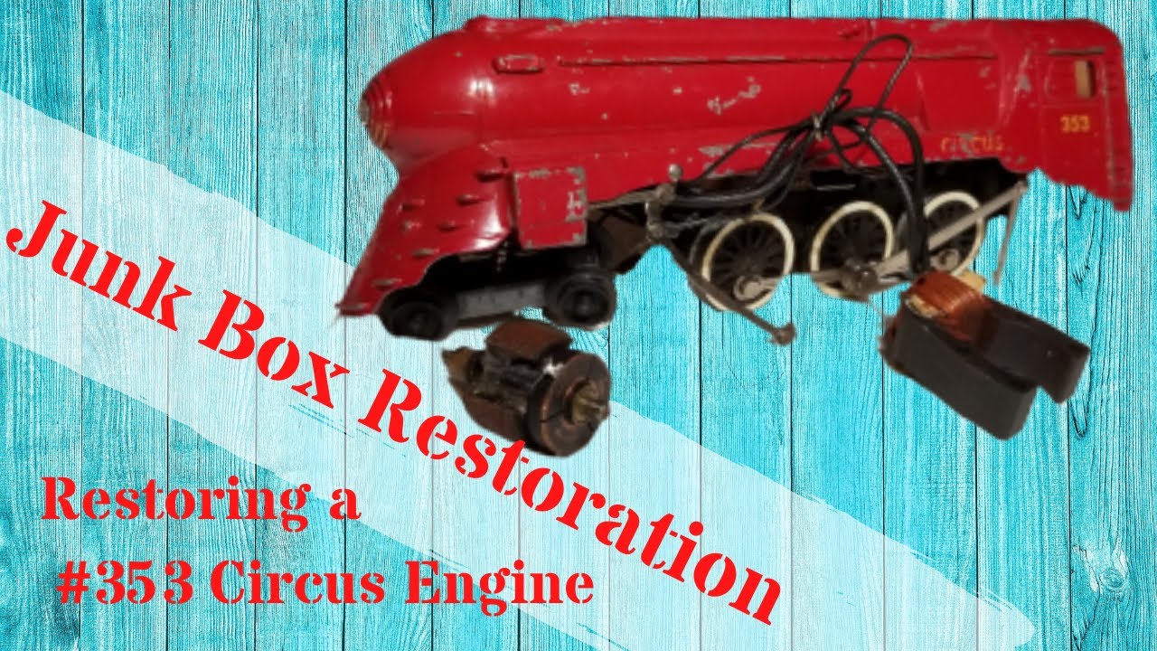 Junkbox rescue...The rebuilding of a 1951 #353 Circus Engine.