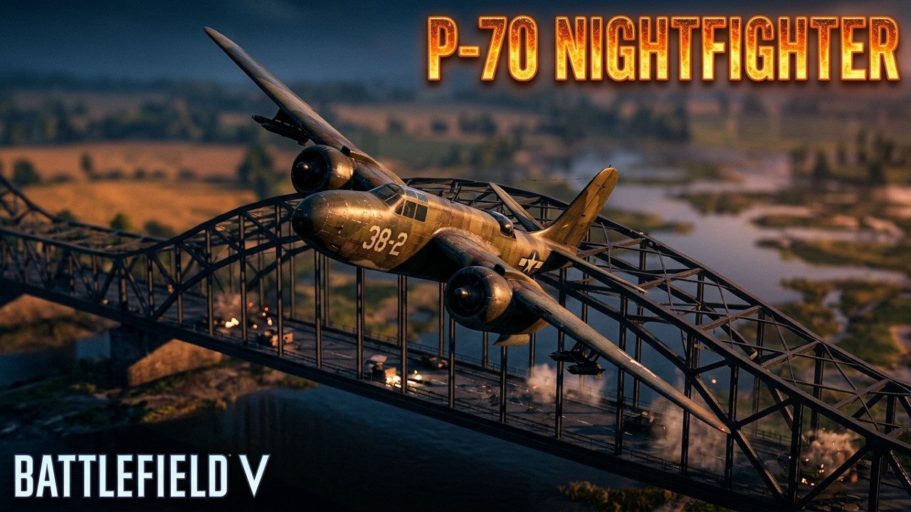 P-70 Nightfighter | Twisted Steel Map | 38-2 | Battlefield V Full Game No Commentary