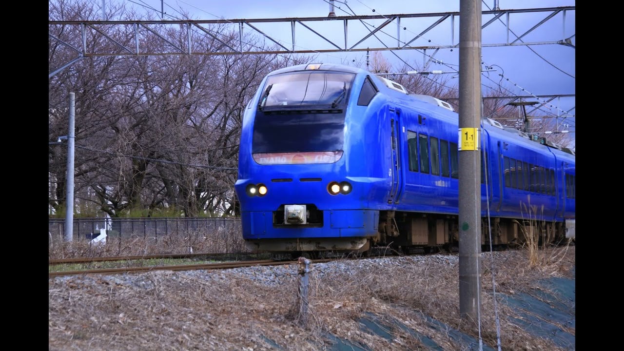 羽越本線の「板山街道踏切」で電車撮影