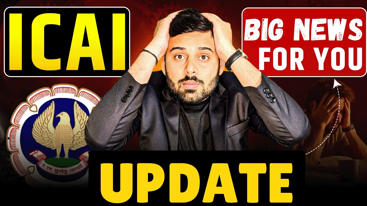 ICAI Big Announcement for 2026 Exams