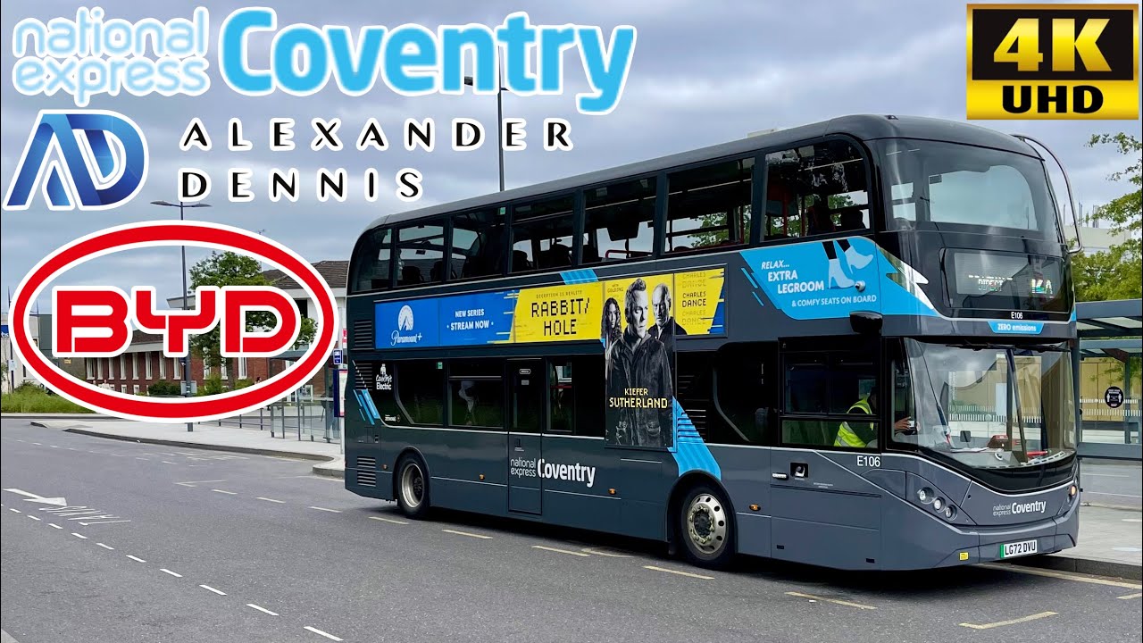 [National Express: 12X Coventry to University Of Warwick] Alexander Dennis Enviro400 City BYD D8UR