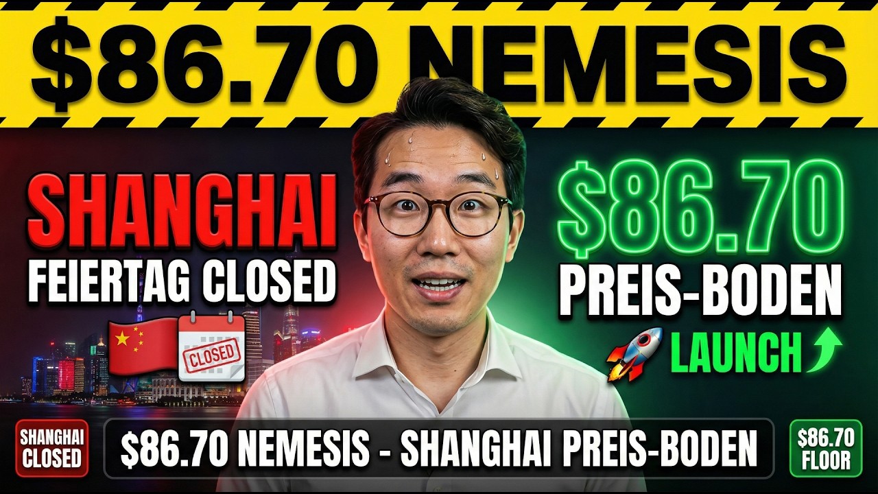 DER $86,70 NEMESIS: Shanghai hinterlässt vor dem Feiertag einen „Preis-Boden“