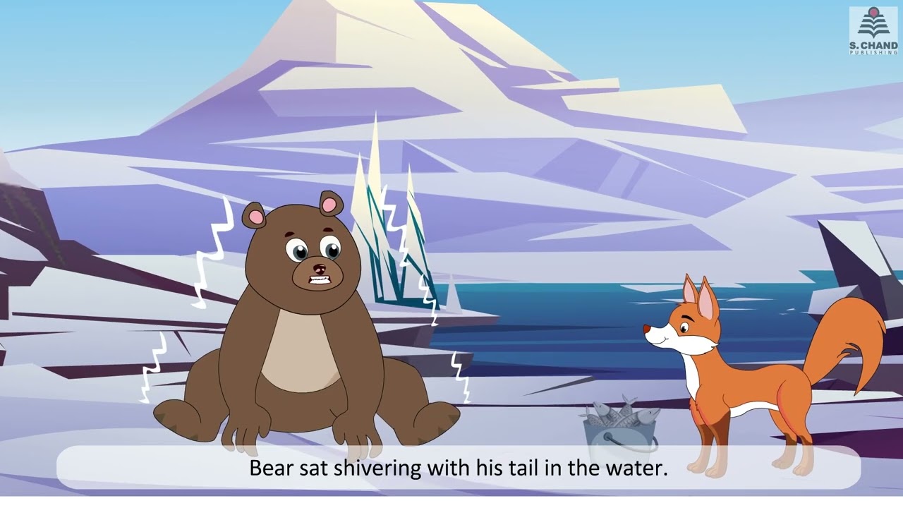 How the Bear Lost Its Tail | Rhymes & Stories | School Education #cartoon