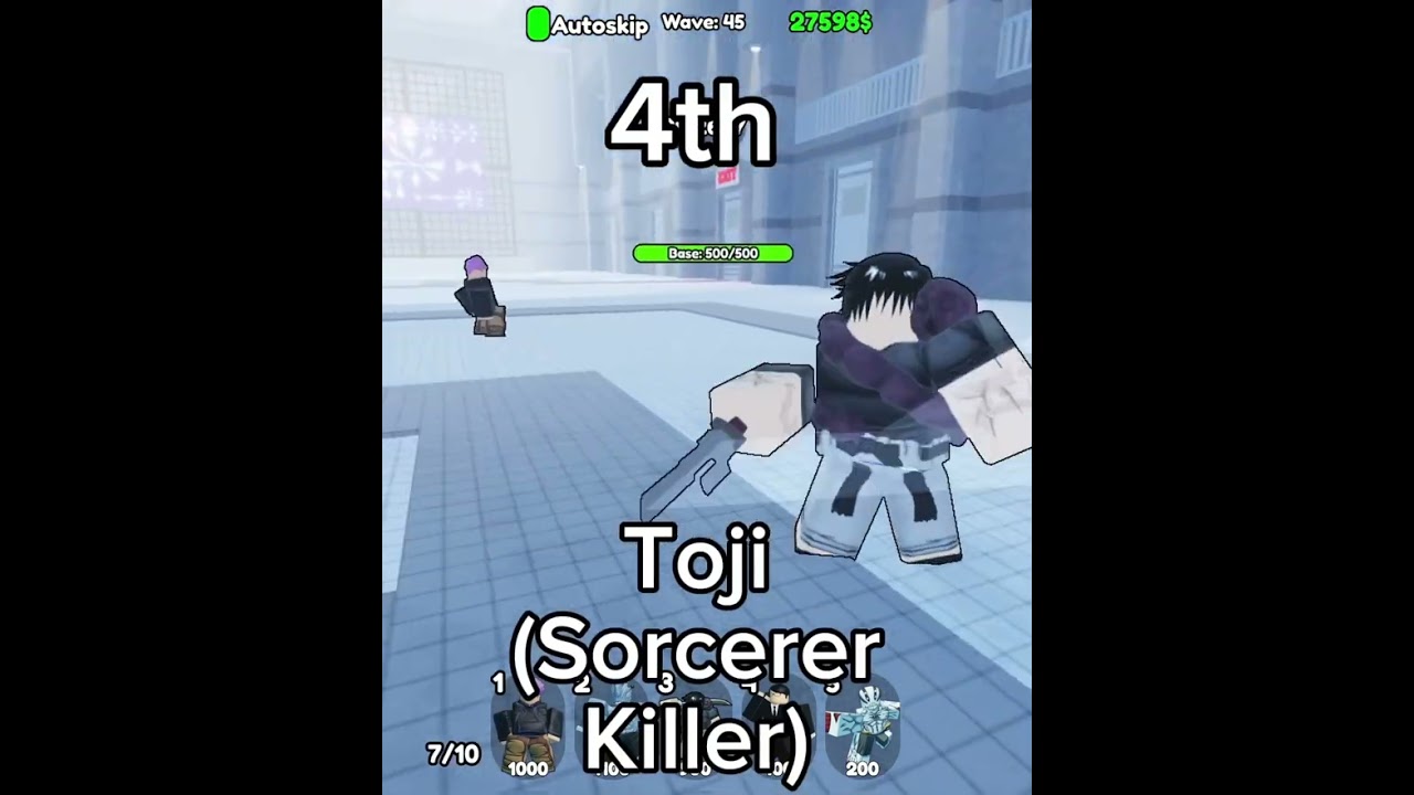 Sorcerer tower defence special grade units ranked. #roblox #jujustsukaisen #gojo #sukuna