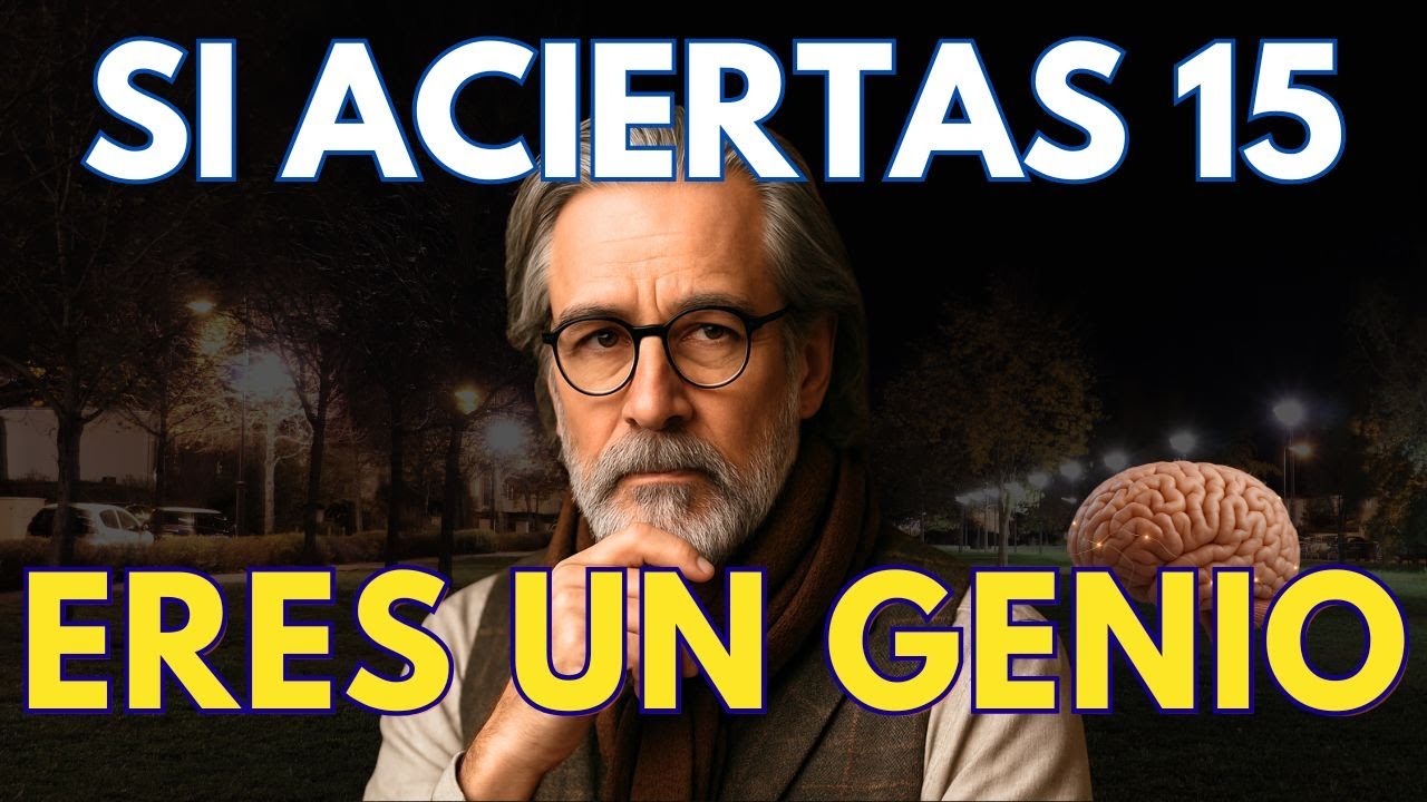 ¿Cuánto SABES? 🧠 20 Preguntas DIFICILES De Cultura GENERAL