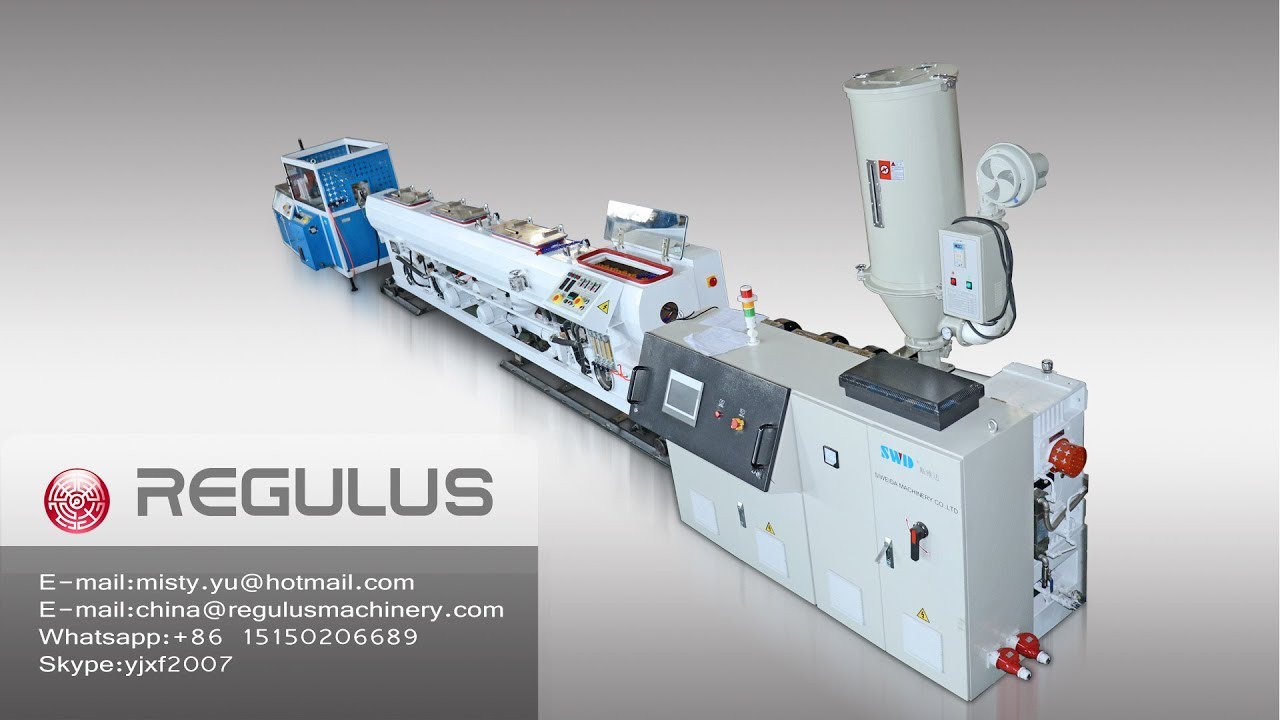 Plastic PE HDPE Tube Pipe Production Line Extrusion Machine
