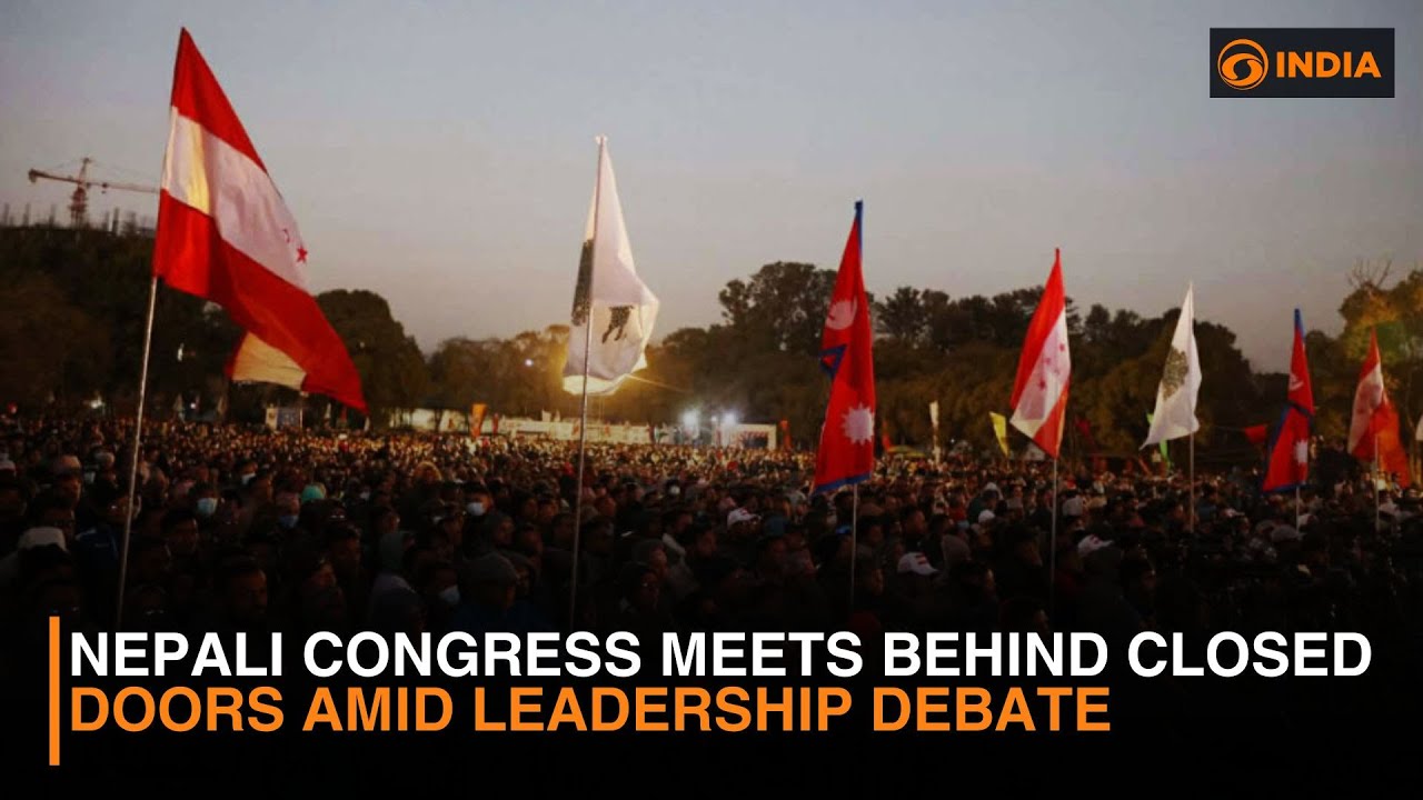 Nepali Congress Meets Behind Closed Doors Amid Leadership Debate