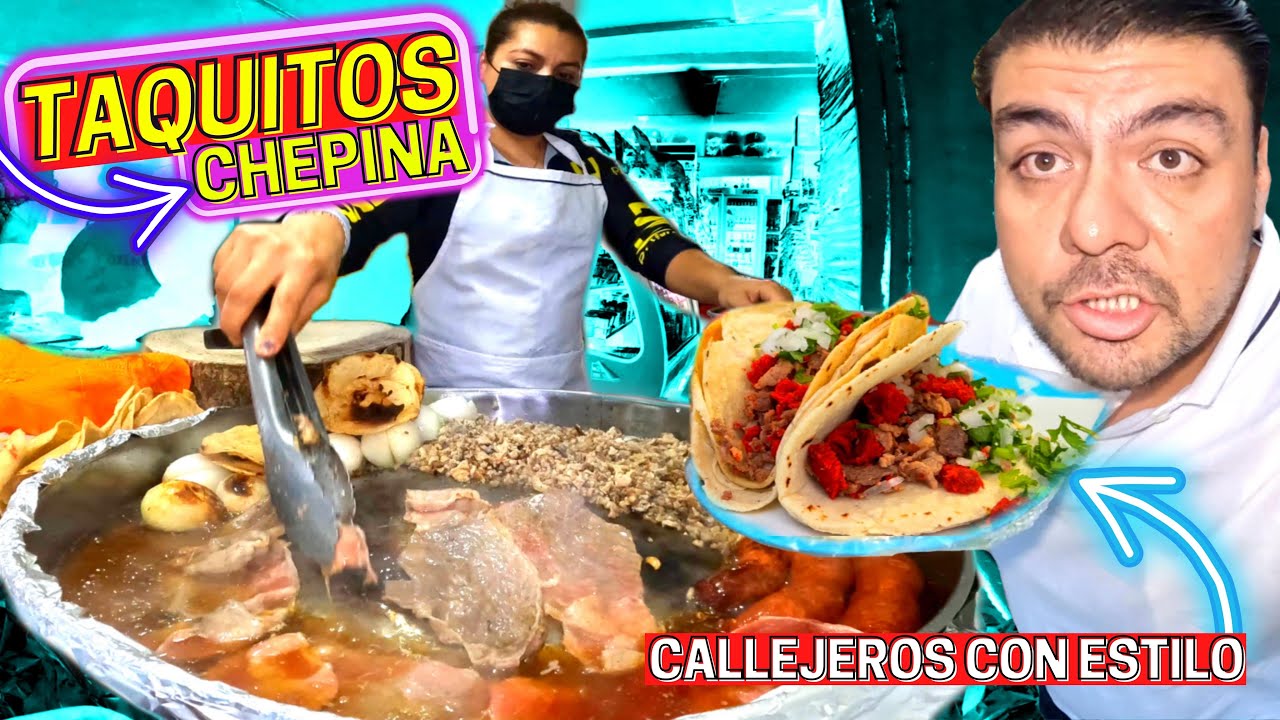 TACOS CALLEJEROS CON ESTILO | de mi TOP personal | bistec- chorizo - tripa 😋🌮👌 la Chepis de Lomas