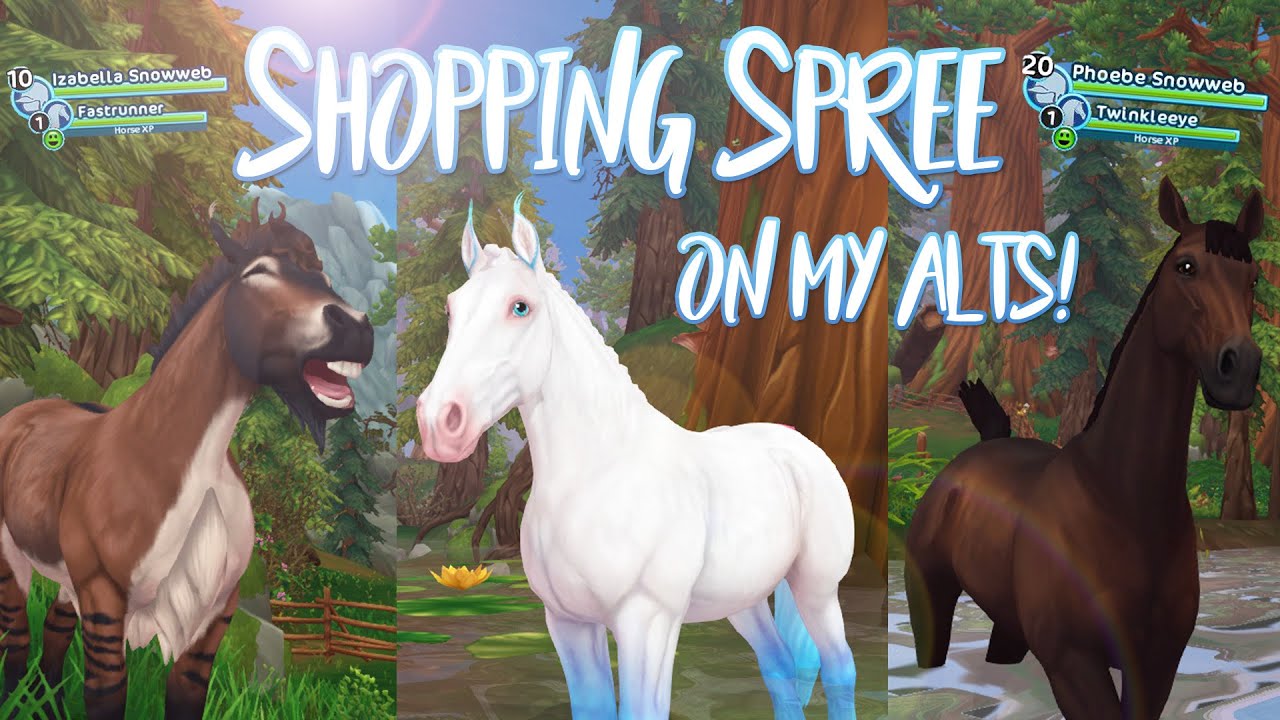 HORSE SHOPPING on my ALT accounts!  | Star Stable Updates