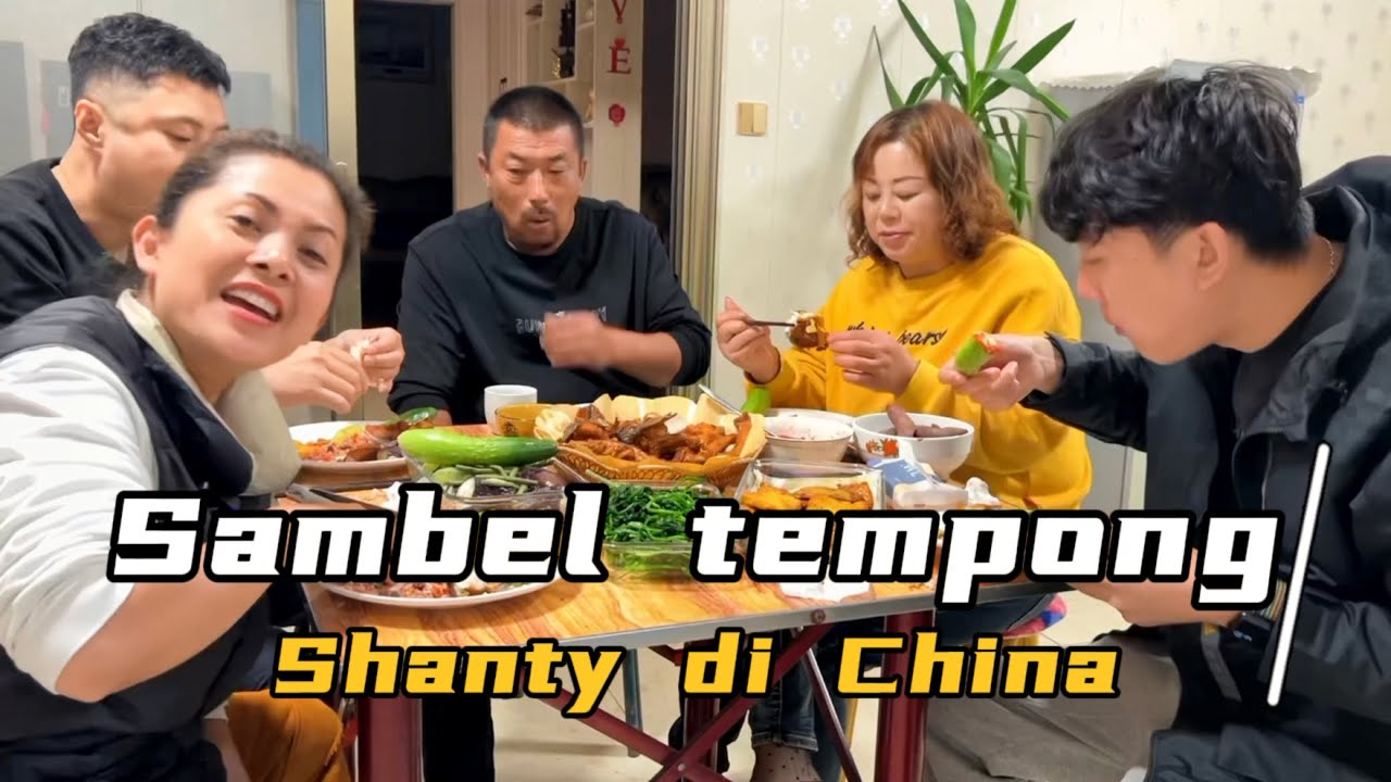 MASAK SAMBEL TEMPONG KOMPLIT,LALU KAMI BAWA KE RUMAH KAKAK,LIHAT MEREKA SUKA ATAU TIDAK KHAS INDO