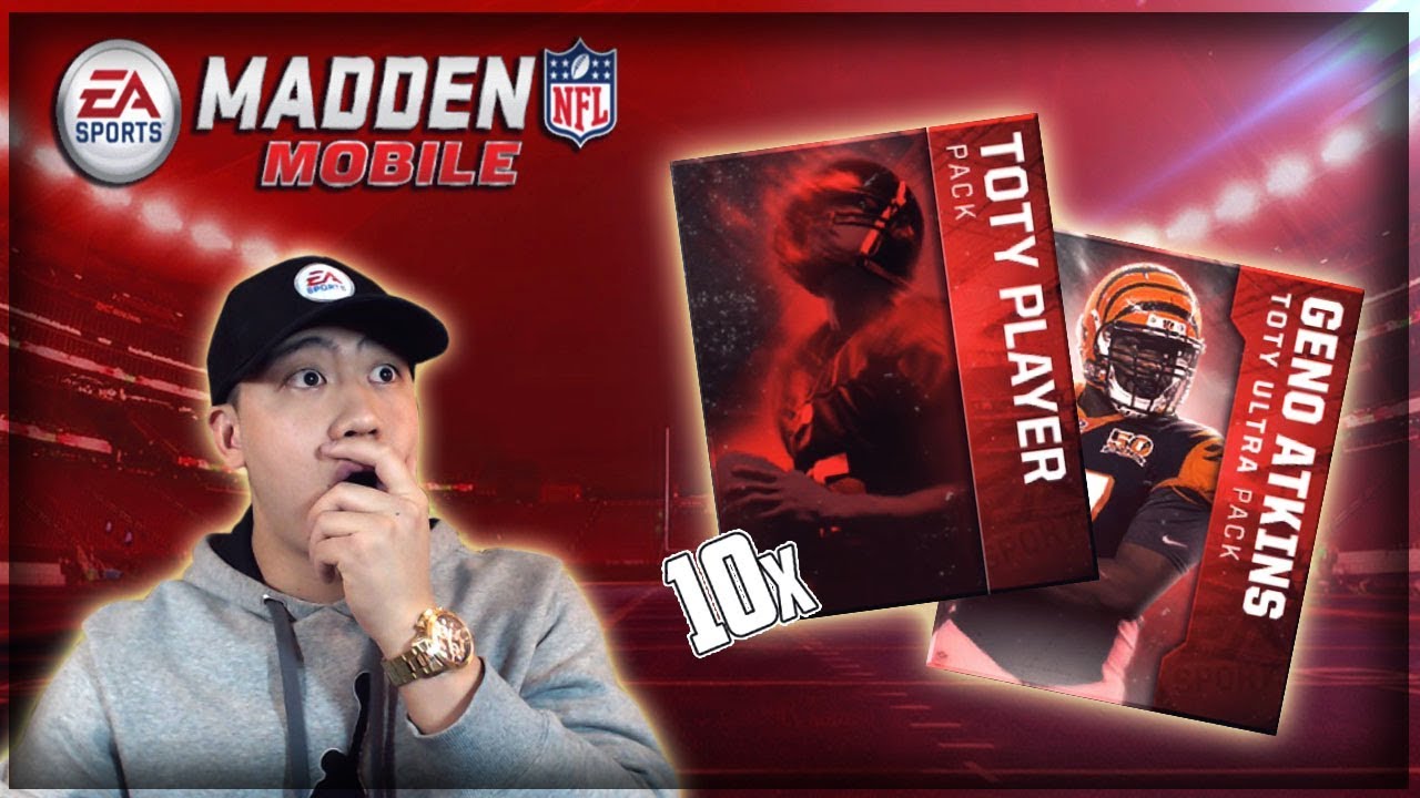10x TOTY PACKS & ULTRA PACK OPENING!! BUILDING FULL TOTY SQUAD!! MADDEN MOBILE 18
