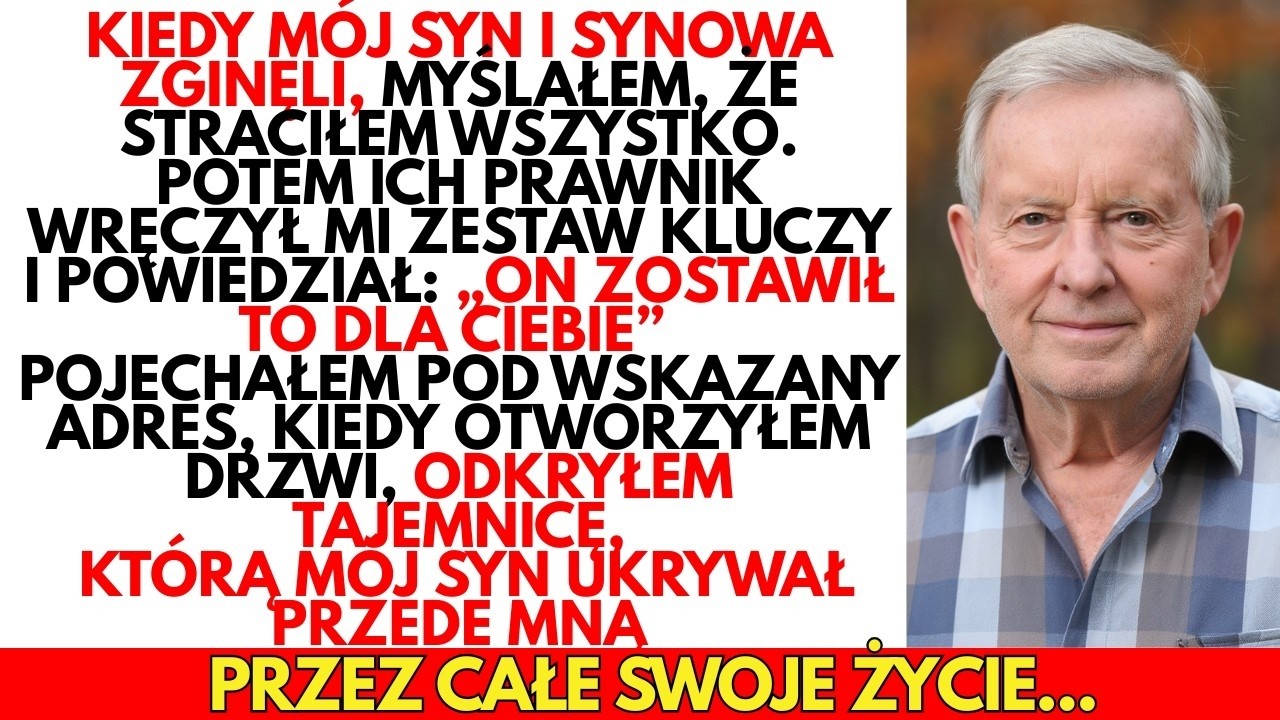 Mój syn i synowa ZMARLI z tajemnicą… DOPIERO prawnik, dając mi klucze do ich domu, ujawnił PRAW