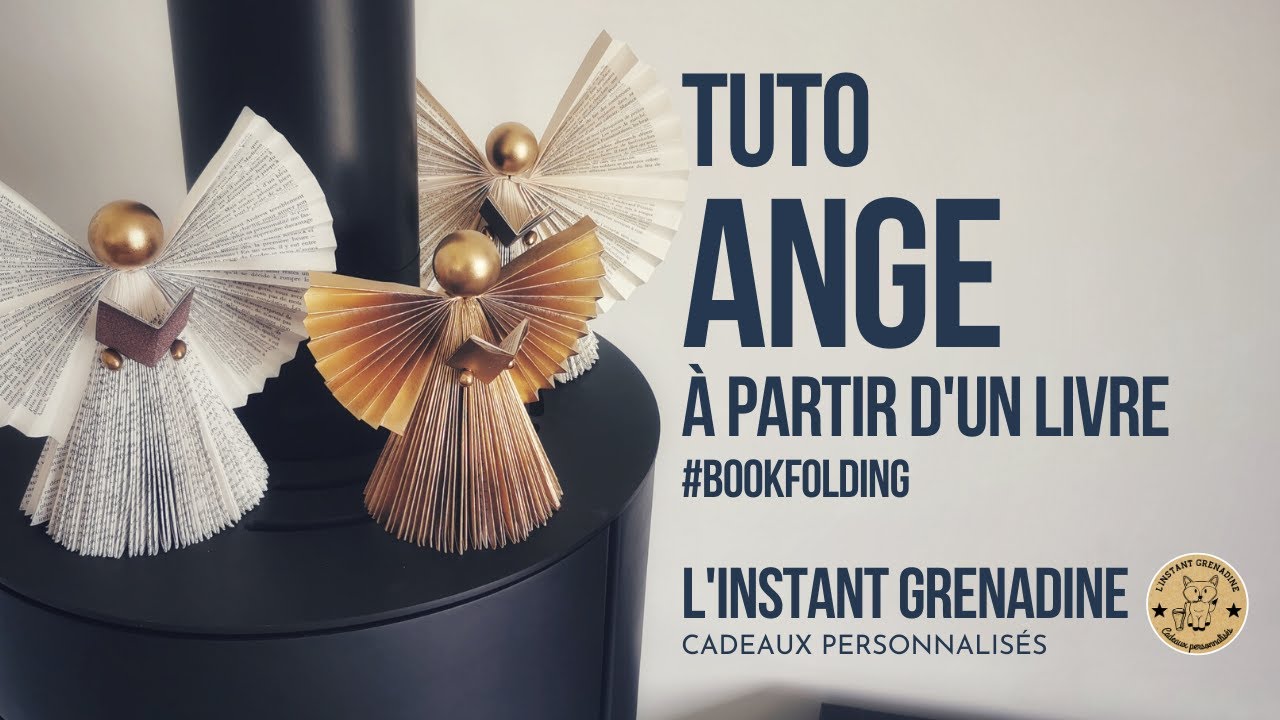 Tuto : fabriquez votre ange avec un livre !